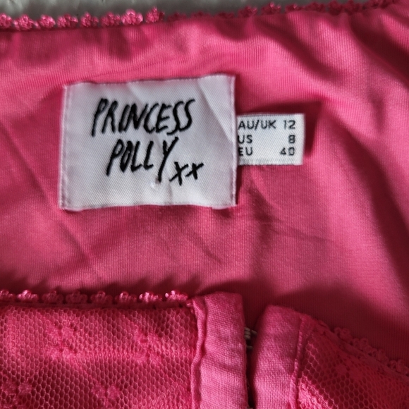 Princess Polly Hot Pink Tank Top, Size 8 ( i Would Say A Small) - Picture 4 of 5
